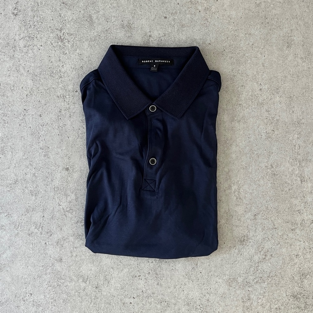 Robert Barakett Navy Polo